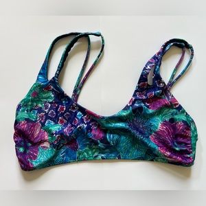 Coastal Bikini Top / Floral